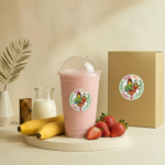 Banana Strawberry Milkshake